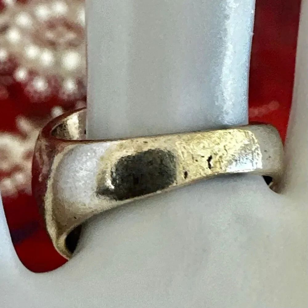 Silver-Tone CowboyโBoot Signet Ring - Picture 7 of 11